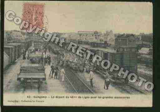 Ville de GUINGAMP Carte postale ancienne